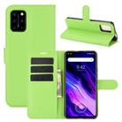 For Umidigi S5 Pro Litchi Texture Horizontal Flip Protective Case with Holder & Card Slots & Wallet(Green) - 1