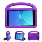 For Huawei MediaPad M5 8 Sparrow Style EVA Material Children Shockproof Casing Shell(Purple) - 1