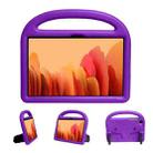 For Galaxy Tab A7(2020) T505  Sparrow Style EVA Material Children Shockproof Casing Shell(Purple) - 1