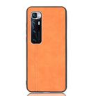 For Xiaomi Mi 10 Ultra Shockproof Sewing Cow Pattern Skin PC + PU + TPU Case(Orange) - 2