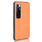 For Xiaomi Mi 10 Ultra Shockproof Sewing Cow Pattern Skin PC + PU + TPU Case(Orange) - 3