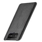 For Asus Zenfone 7 ZS670KS/ 7 Pro ZS671KS Shockproof Crocodile Texture PC + PU Case(Black) - 3