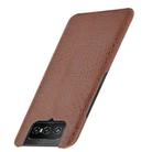 For Asus Zenfone 7 ZS670KS/ 7 Pro ZS671KS Shockproof Crocodile Texture PC + PU Case(Brown) - 2