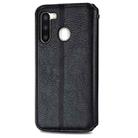 For Samsung Galaxy A21 (EU Version) Cubic Grid Pressed Horizontal Flip Magnetic Leather Case with Holder & Card Slots & Wallet(Black) - 3
