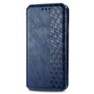 For Samsung Galaxy M21/M30s Cubic Grid Pressed Horizontal Flip Magnetic Leather Case with Holder & Card Slots & Wallet(Blue) - 2