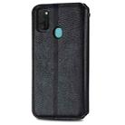 For Samsung Galaxy M21/M30s Cubic Grid Pressed Horizontal Flip Magnetic Leather Case with Holder & Card Slots & Wallet(Black) - 3