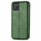 For Galaxy Note 10 Lite/A81/M60S Cubic Grid Pressed Horizontal Flip Magnetic Leather Case with Holder & Card Slots & Wallet(Green) - 3