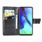 For Motorola G Pro Butterfly Love Flower Embossed Horizontal Flip Leather Case with Bracket / Card Slot / Wallet / Lanyard(Black) - 3