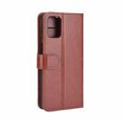 For Samsung Galaxy M31s R64 Texture Single Horizontal Flip Protective Case with Holder & Card Slots & Wallet & Photo Frame(Brown) - 4