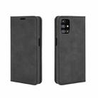 For Samsung Galaxy M31s Retro-skin Business Magnetic Suction Leather Case with Holder & Card Slots & Wallet(Black) - 2
