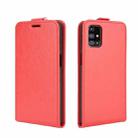 For Samsung Galaxy M31s R64 Texture Single Vertical Flip Leather Protective Case with Card Slots & Photo Frame(Red) - 2