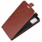 For Samsung Galaxy M31s R64 Texture Single Vertical Flip Leather Protective Case with Card Slots & Photo Frame(Brown) - 2