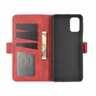 For Samsung Galaxy M31s Dual-side Magnetic Buckle Horizontal Flip Leather Case with Holder & Card Slots & Wallet(Red) - 4