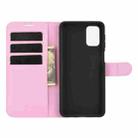 For Samsung Galaxy M31s Litchi Texture Horizontal Flip Protective Case with Holder & Card Slots & Wallet(Pink) - 3