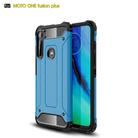 For Motorola One Fusion+ Magic Armor TPU + PC Combination Case(Blue) - 1