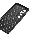 For Xiaomi Mi 10 Ultra Carbon Fiber Texture Shockproof TPU Case(Blue) - 3