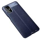For Samsung Galaxy M31s Litchi Texture TPU Shockproof Case(Navy Blue) - 2