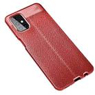 For Samsung Galaxy M31s Litchi Texture TPU Shockproof Case(Red) - 2