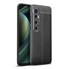 For Xiaomi Mi 10 Ultra Litchi Texture TPU Shockproof Case(Black) - 1