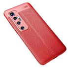 For Xiaomi Mi 10 Ultra Litchi Texture TPU Shockproof Case(Red) - 2