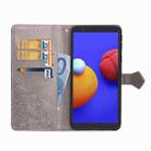 For Samsung Galaxy A01 Core Mandala Flower Embossed Horizontal Flip Leather Case with Bracket / Card Slot / Wallet / Lanyard01 Core Mandala Flower Embossed Horizontal Flip Leather Case with Bracket / Card Slot / Wallet / Lanyard(Gray) - 3