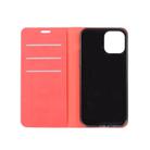 For iPhone 12 Pro Max Retro-skin Business Magnetic Suction Leather Case with Holder & Card Slots & Wallet(Red) - 2