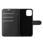 For iPhone 12 Pro Max Litchi Texture Horizontal Flip Protective Case with Holder & Card Slots & Wallet(Black) - 3