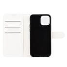 For iPhone 12 Pro Max Litchi Texture Horizontal Flip Protective Case with Holder & Card Slots & Wallet(White) - 3