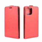 For iPhone 12 Pro Max R64 Texture Single Vertical Flip Leather Protective Case with Card Slots & Photo Frame(Red) - 2