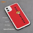 For iPhone 11 Hat-Prince ENKAY ENK-PC046 Cartoon Series PU Leather + PC Hard Slim Case Shockproof Cover(Red) - 3