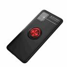 For Samsung Galaxy  M31S Metal Ring Holder 360 Degree Rotating TPU Case(Black+Red) - 1