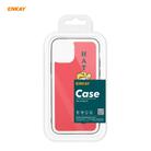 For iPhone 11 Pro Hat-Prince ENKAY ENK-PC0472 Cartoon Series PU Leather + PC Hard Slim CaseShockproof Cover ＆ 0.26mm 9H 2.5D Full Glue Full Coverage Tempered Glass Protector Film(Red) - 3