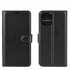 For iPhone 12 mini Litchi Texture Horizontal Flip Protective Case with Holder & Card Slots & Wallet(Black) - 2