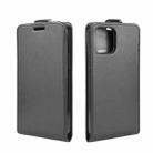 For iPhone 12 mini R64 Texture Single Vertical Flip Leather Protective Case with Card Slots & Photo Frame(Black) - 2