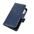 For iPhone 12 Pro Max Dual-side Magnetic Buckle Horizontal Flip Leather Case with Holder & Card Slots & Wallet(Dark Blue) - 3