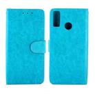 For Huawei Y8S Crazy Horse Texture Leather Horizontal Flip Protective Case with Holder & Card Slots & Wallet & Photo Frame(baby Blue) - 2