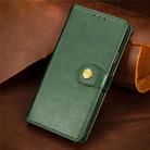 For Motorola One Fusion Plus Retro Solid Color Leather Buckle Phone Case with Lanyard & Photo Frame & Card Slot & Wallet & Stand Function(Green) - 2