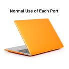 ENKAY Hat-Prince 3 in 1 For MacBook Pro 13 inch A2289 / A2251 (2020) Crystal Hard Shell Protective Case + US Version Ultra-thin TPU Keyboard Protector Cover + Anti-dust Plugs Set(Orange) - 5