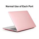 ENKAY Hat-Prince 3 in 1 For MacBook Pro 13 inch A2289 / A2251 (2020) Crystal Hard Shell Protective Case + US Version Ultra-thin TPU Keyboard Protector Cover + Anti-dust Plugs Set(Pink) - 5