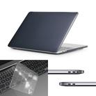 ENKAY Hat-Prince 3 in 1 For MacBook Pro 13 inch A2289 / A2251 (2020) Crystal Hard Shell Protective Case + US Version Ultra-thin TPU Keyboard Protector Cover + Anti-dust Plugs Set(Black) - 1