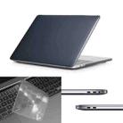 ENKAY Hat-Prince 3 in 1 For MacBook Pro 13 inch A2289 / A2251 (2020) Crystal Hard Shell Protective Case + Europe Version Ultra-thin TPU Keyboard Protector Cover + Anti-dust Plugs Set(Black) - 1