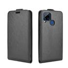 For Realme C15 R64 Texture Single Vertical Flip Leather Protective Case with Card Slots & Photo Frame(Black) - 2