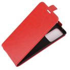 For Samsung Galaxy Note20 Ultra 5G R64 Texture Single Vertical Flip Leather Protective Case with Card Slots & Photo Frame(Red) - 3