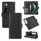 For Xiaomi Mi 10 Ultra Dual-side Magnetic Buckle Horizontal Flip Leather Case with Holder & Card Slots & Wallet(Black) - 1