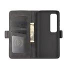 For Xiaomi Mi 10 Ultra Dual-side Magnetic Buckle Horizontal Flip Leather Case with Holder & Card Slots & Wallet(Black) - 4