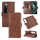 For Xiaomi Mi 10 Ultra Dual-side Magnetic Buckle Horizontal Flip Leather Case with Holder & Card Slots & Wallet(Brown) - 1