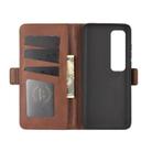 For Xiaomi Mi 10 Ultra Dual-side Magnetic Buckle Horizontal Flip Leather Case with Holder & Card Slots & Wallet(Brown) - 4