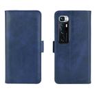 For Xiaomi Mi 10 Ultra Dual-side Magnetic Buckle Horizontal Flip Leather Case with Holder & Card Slots & Wallet(Dark Blue) - 2