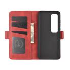 For Xiaomi Mi 10 Ultra Dual-side Magnetic Buckle Horizontal Flip Leather Case with Holder & Card Slots & Wallet(Red) - 4