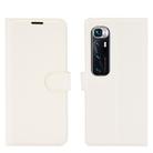 For Xiaomi Mi 10 Ultra Litchi Texture Horizontal Flip Protective Case with Holder & Card Slots & Wallet(White) - 2